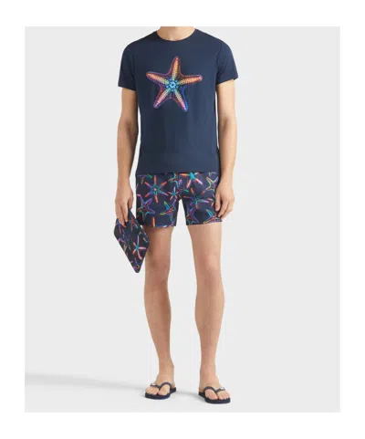 Vilebrequin Drawstring Swimming Trunks In Blue