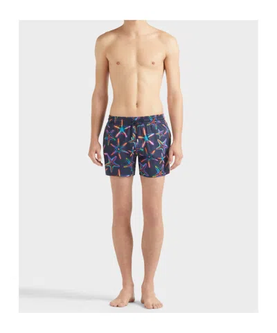 Vilebrequin Drawstring Swimming Trunks In Blue