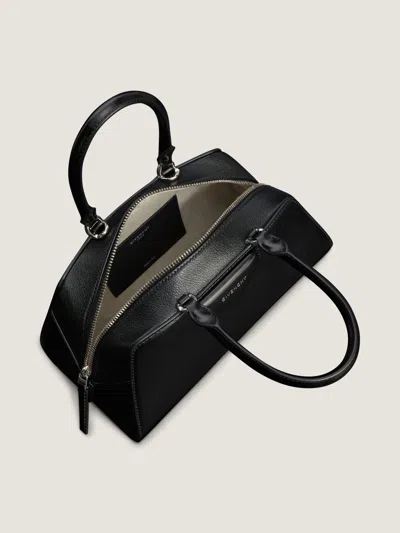 Givenchy Women Antigona East West Small Leather Shoulder Bag In Black