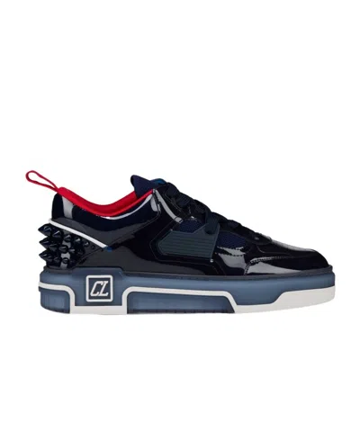 Christian Louboutin Men Astrocool Borchie Dietro Sneaker In Black