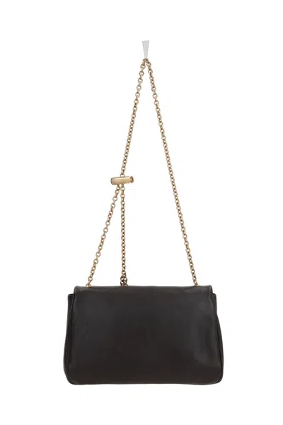 Chloé Heritage Small Crossbody Bag In Black