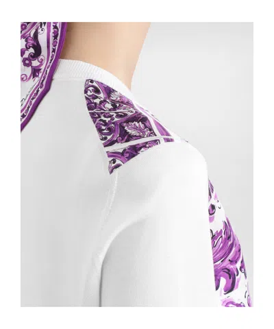 Dolce & Gabbana Majolica-print Silk Cardigan