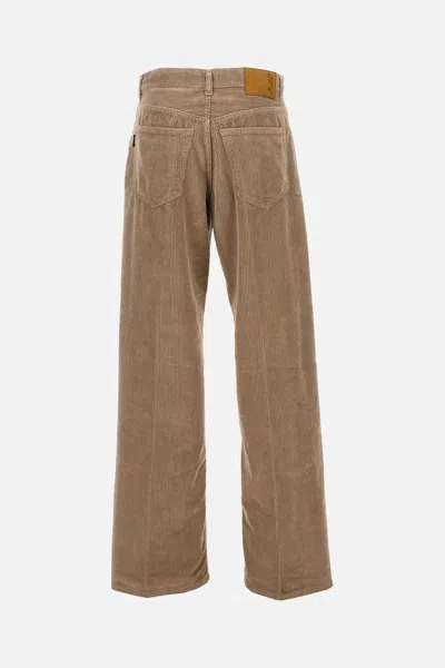 Haikure Grey Cotton Jeans In Brown