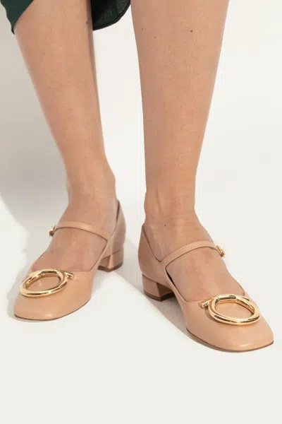 Ferragamo Marry Patent Pump In Neutral