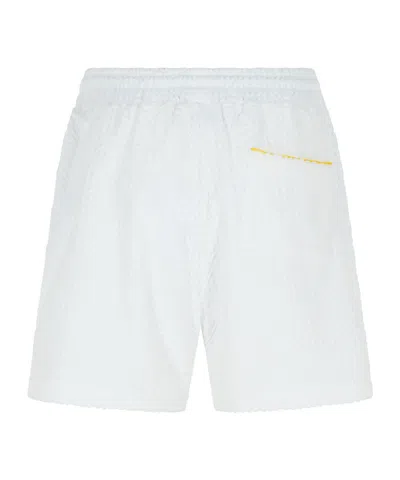 Casablanca Terry Shorts Monogram Blanc In White