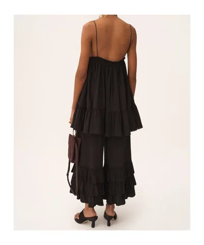 Chloé Silk Camisole Mini Dress In Black