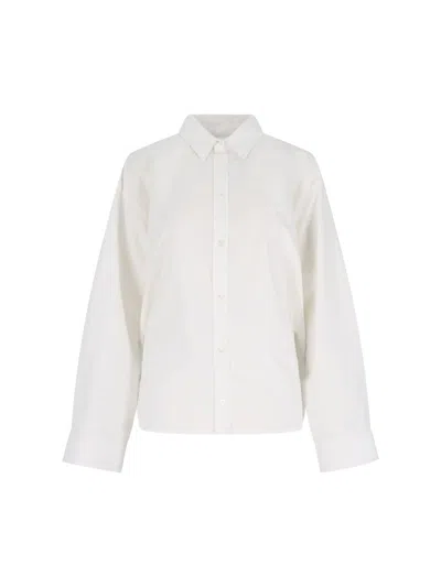Balenciaga Outerwear Shirt And Blouse White In White