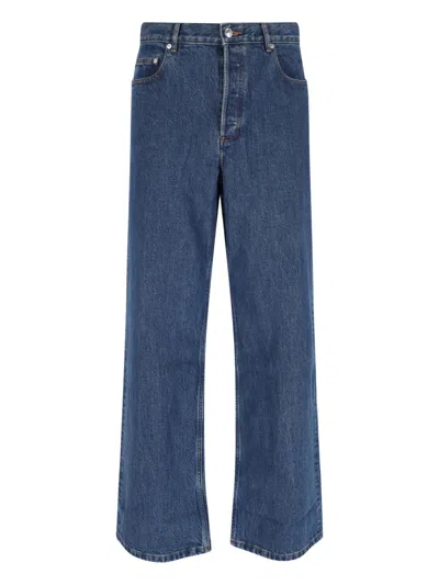 Apc A.p.c. Relaxed Jeans In Blue