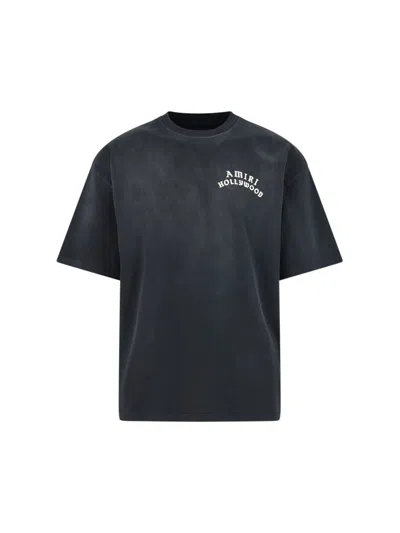 Amiri Hollywood Oversized T-shirt In Black