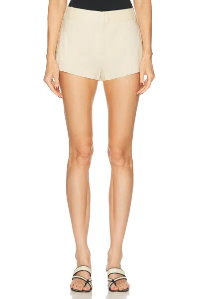 Eaves Ilya Tailored Micro Short In White