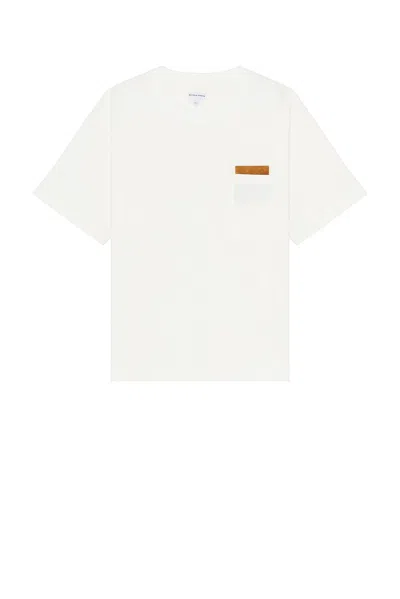 Bottega Veneta Pima Cotton Jersey T-shirt In White