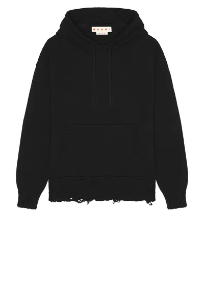 Marni Roundneck Sweater In Black