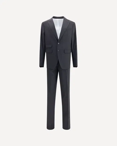 Dsquared2 Black Fleece Wool Two-piece Suit