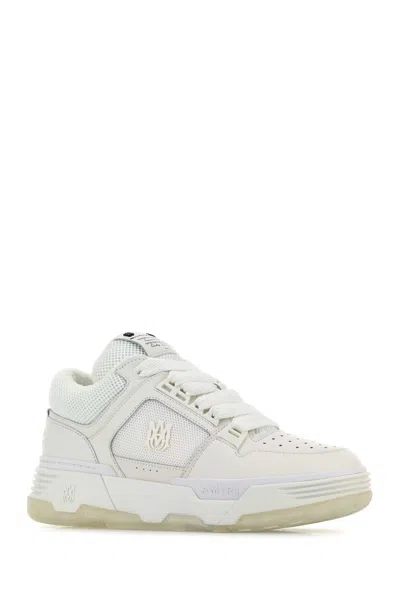 Amiri Mens White Ma-1 Leather And Mesh Low-top Trainers