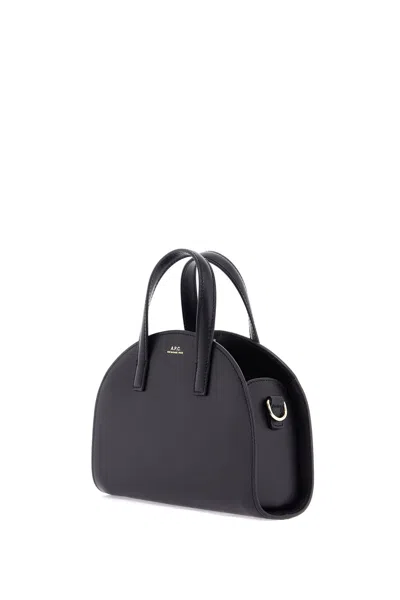 Apc A.p.c. Curved Silhouette Tote Bag In Black