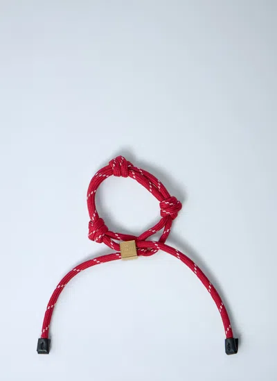 Miu Miu Fabric Bracelet With Adjustable Fit And Knot Detail