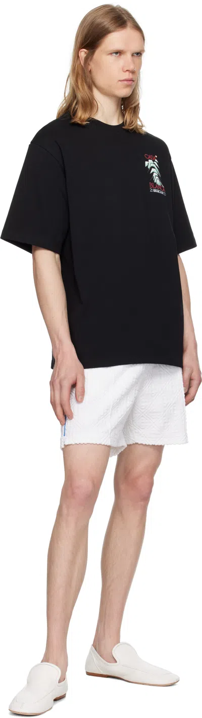 Casablanca Off-white Jacquard Monogram Towelling Shorts