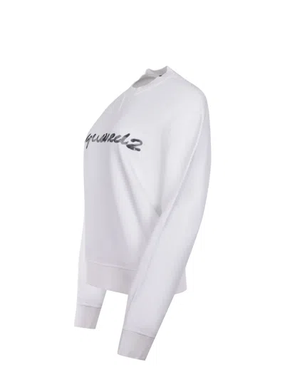 Dsquared2 Sweatshirt In White