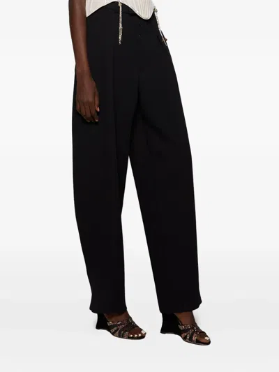 Gianvito Rossi Camoscio Mesh Crystal And Suede Wedge Sandals In Black