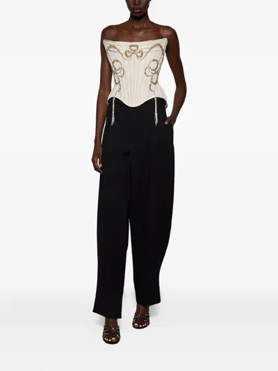 Gianvito Rossi Camoscio Mesh Crystal And Suede Wedge Sandals In Black