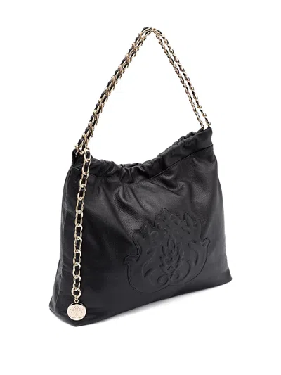 &isla Dayse Embossed Chain Shoulder Bag
