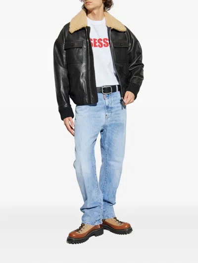 Dsquared2 Crew Neck T-shirt Bold Front Text In White