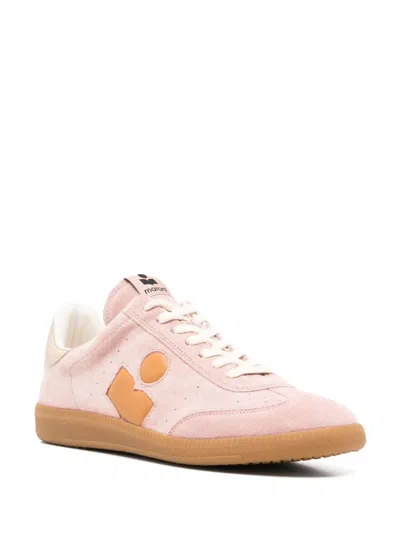 Isabel Marant Bryce Sneakers In Rose-pink Suede