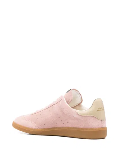 Isabel Marant Bryce Sneakers In Rose-pink Suede
