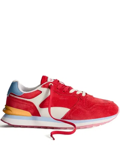 RUBEUS 绒面皮拼接运动鞋