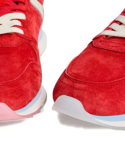 RUBEUS 绒面皮拼接运动鞋