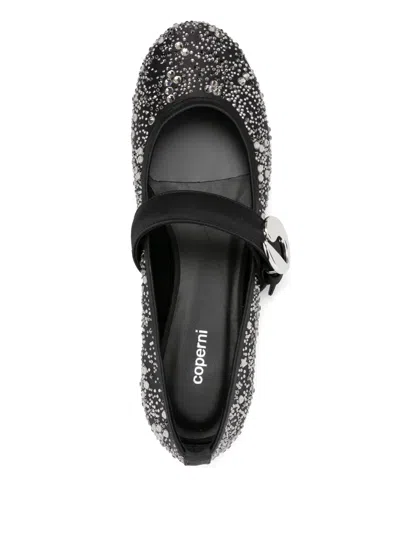 Coperni Crystal-embellished Pumps In Black