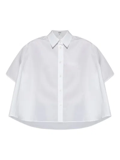 Loewe Trapeze Shirt In White