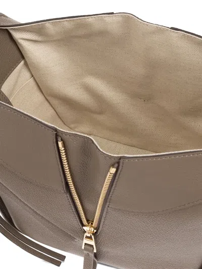 Loewe Compact Hammock Leather Top Handle Bag In Brown