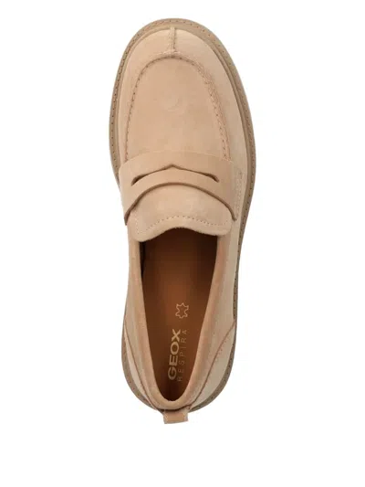 绒面皮套穿式乐福鞋