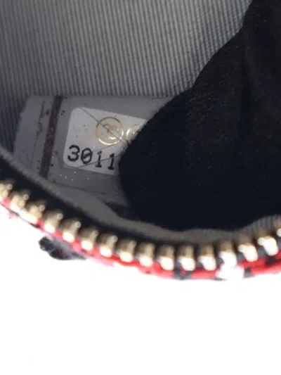 Pre-owned Chanel 2020 Tweed 19 Round Clutch With Chain Satchel In Red