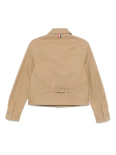 Thom Browne Khaki Backstrap Utility Jacket