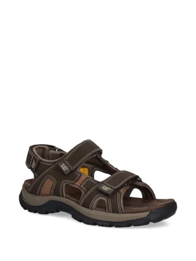 Caterpillar Giles Three-strap Sandals In Brown