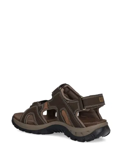Caterpillar Giles Three-strap Sandals In Brown