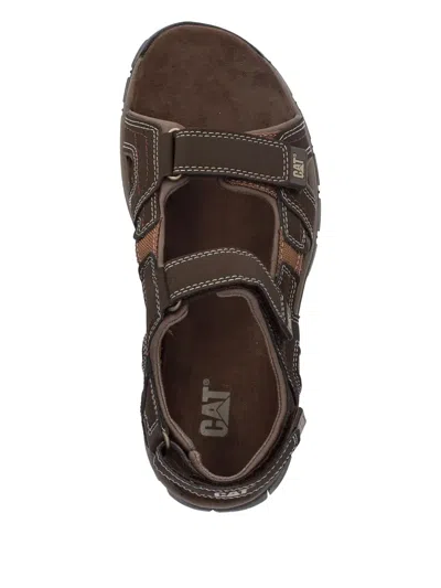 Caterpillar Giles Three-strap Sandals In Brown