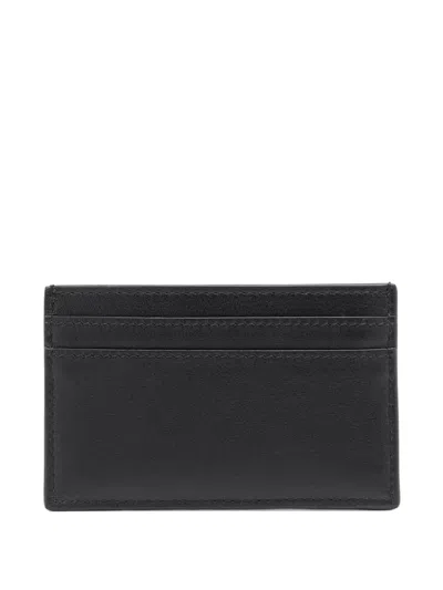 Alexander Mcqueen Leather Card Case With Multiple Compartments