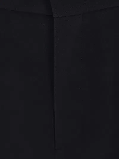 Chloé Women Black Pants With High Waist And Wide Leg In Viscose Blend Stretch Woman