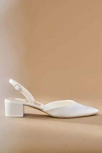 Dolce Vita Carel Pointed Toe Slingback Pump In White
