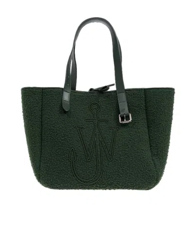 Jw Anderson Belt Shopper Bag In Green