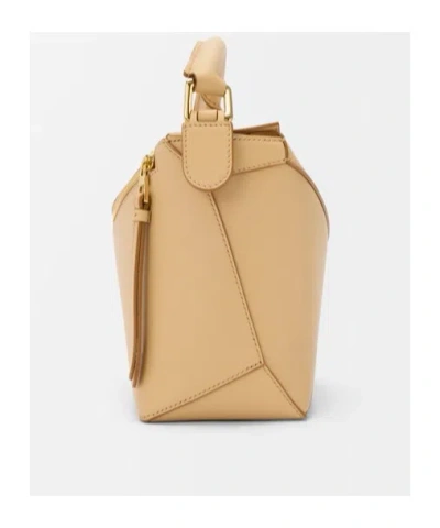 Loewe Small Leather Puzzle Edge Top-handle Bag