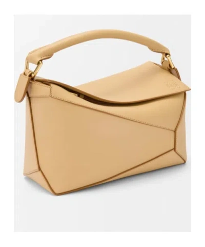 Loewe Small Leather Puzzle Edge Top-handle Bag