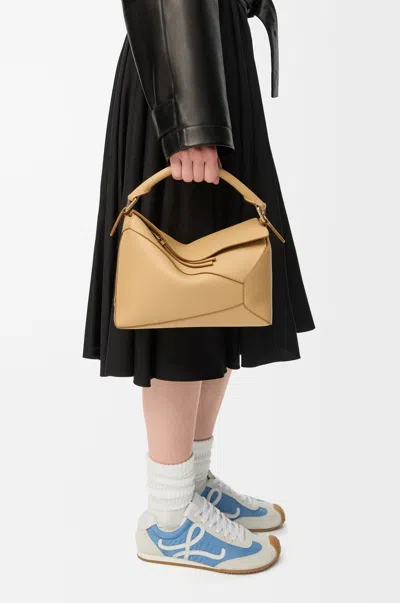 Loewe Small Leather Puzzle Edge Top-handle Bag