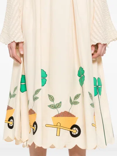 Stella Nova Natalie High-rise Skirt In Neutral