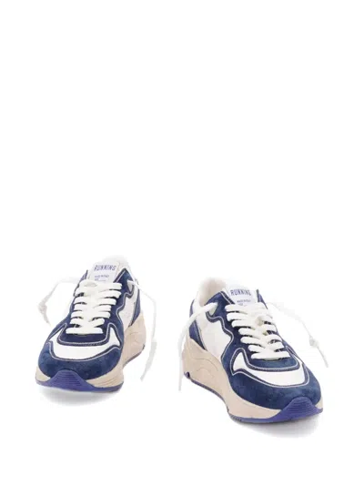 Golden Goose `running Sole` Sneakers In Blue