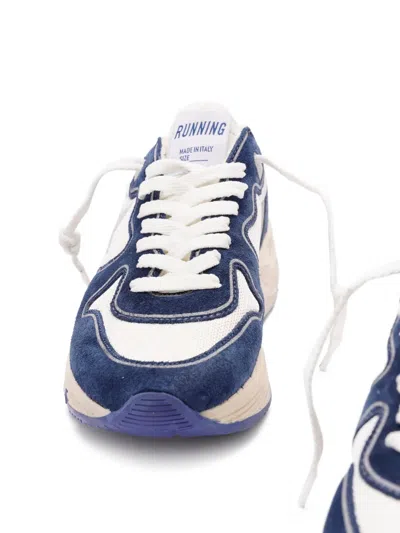 Golden Goose `running Sole` Sneakers In Blue