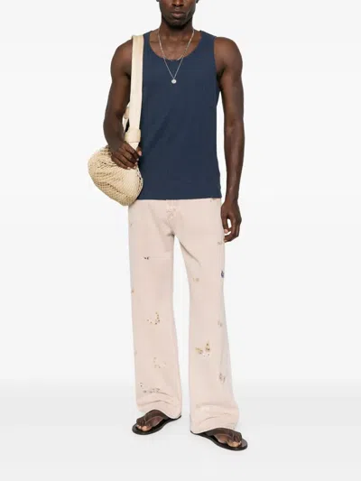 Home Core Ribbed Tank Top In Black